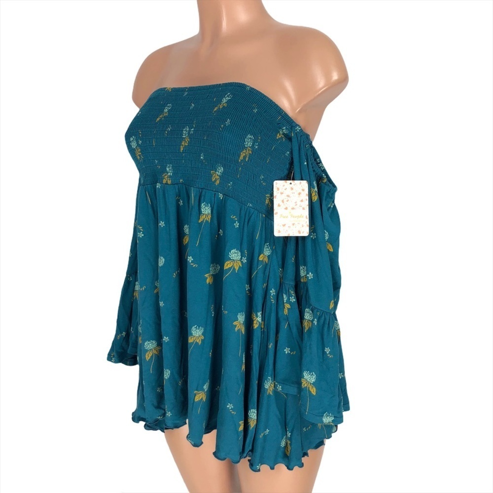 Free People Lana Tunic In Mermaid Combo - Picture 8 of 15